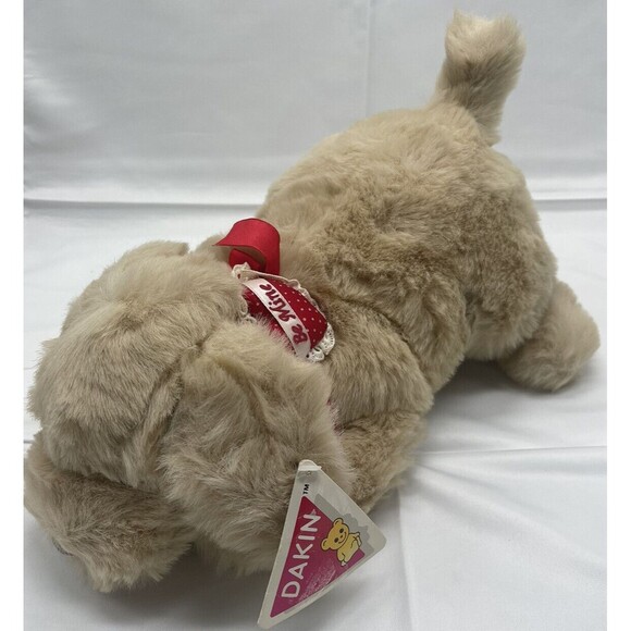Vintage Dankin Golden Retriever Be Mine Dog Plush BOGIE Puppy Stuffed Animal - Picture 1 of 16